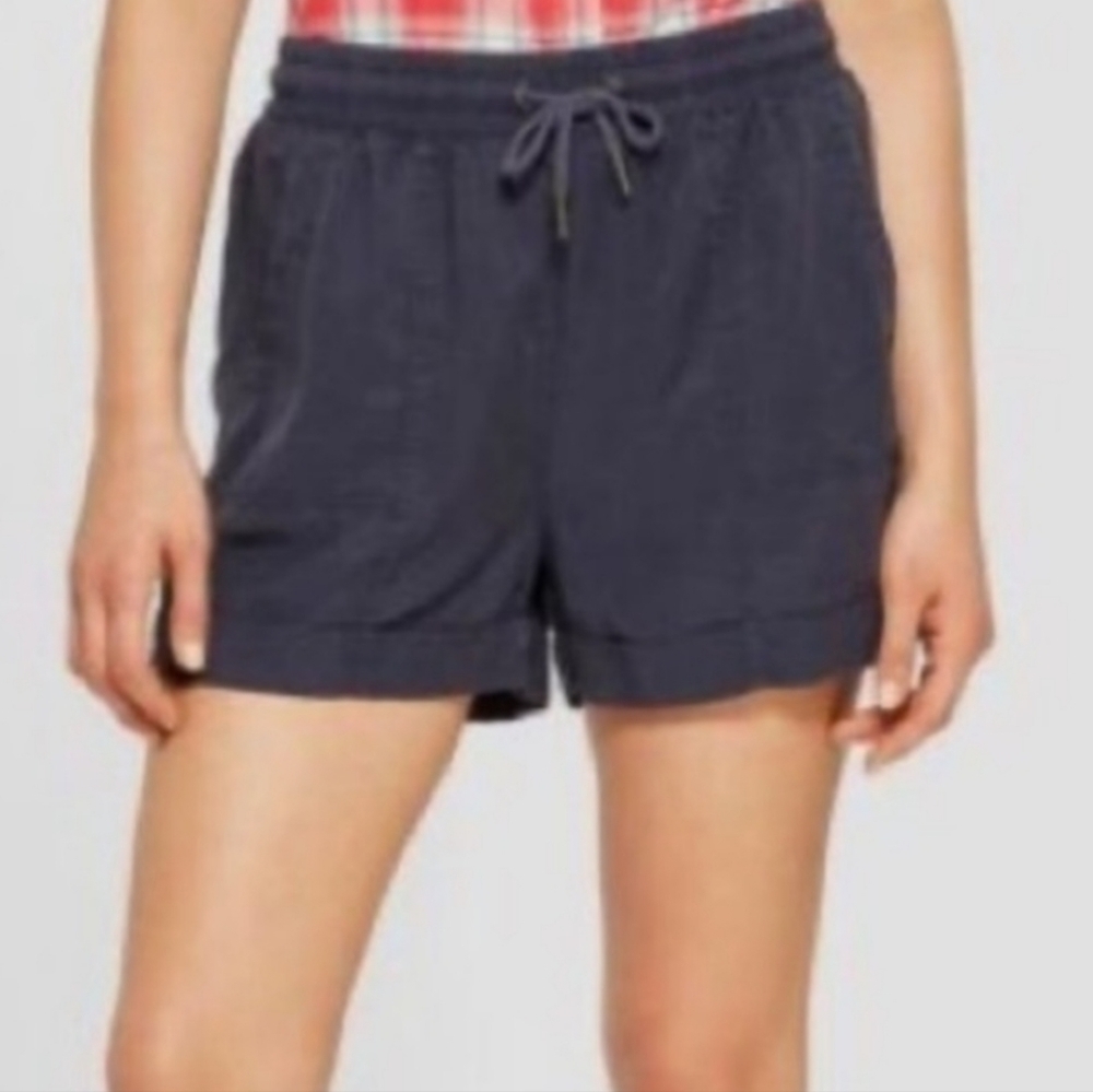 Universal Thread Womens Linen Navy Pull On Shorts Small - Picture 5 of 7